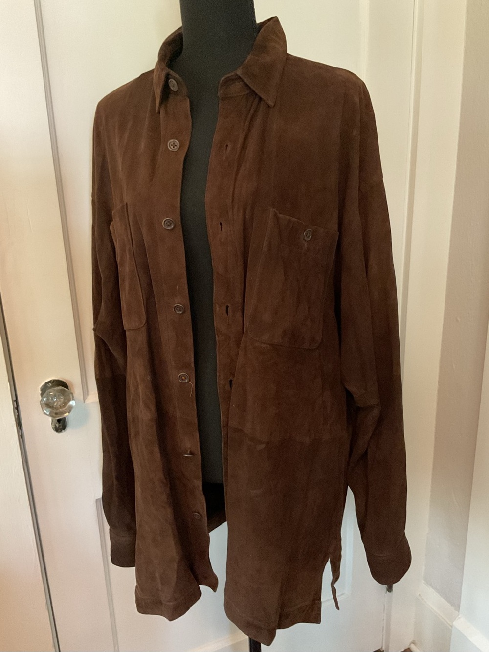 Jack Nicklaus Golden Bear suede shirt jacket